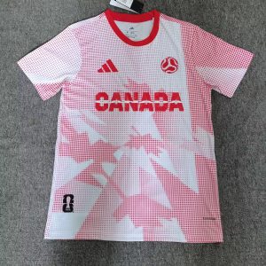 2026 Canada World Cup Pink and White Jersey Fan Version