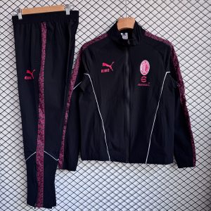 2025/26 AC Milan Full Zip Windbreaker Coat Set