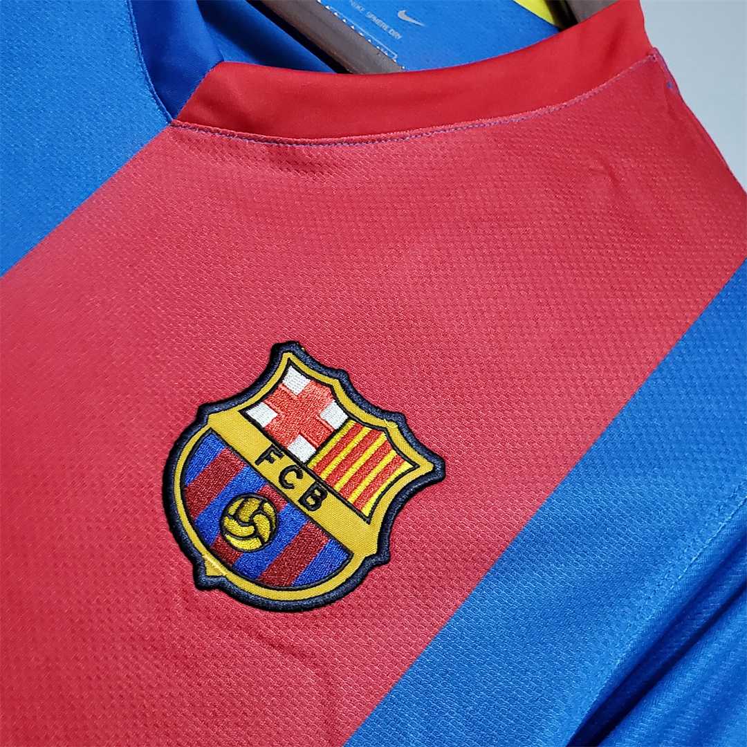 Barcelona 2006/07 Home Retro Jersey (Long Sleeve) - Image 5