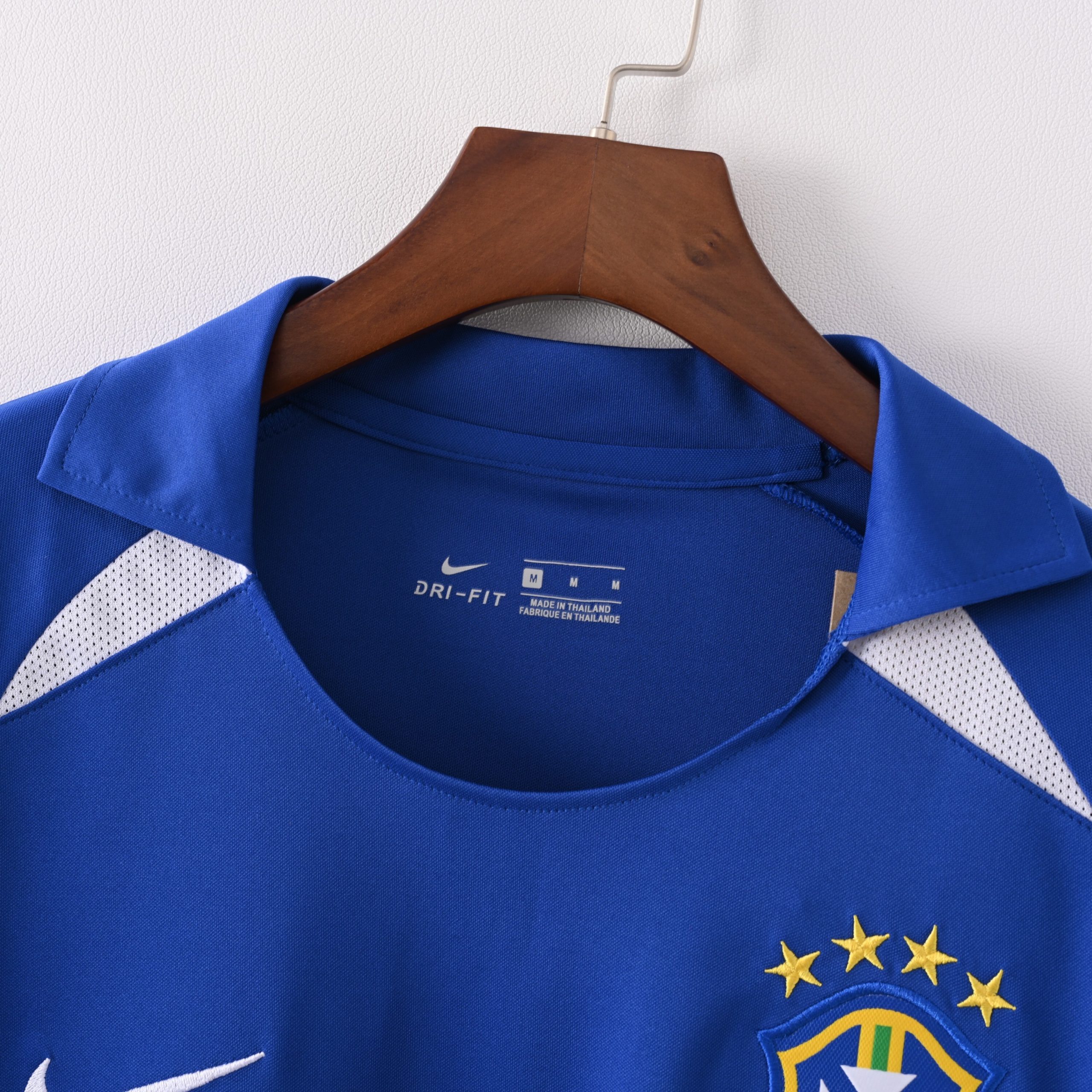 Brazil 2002 World Cup Away Retro Jersey - Image 5